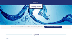 Desktop Screenshot of movingwatersspa.com